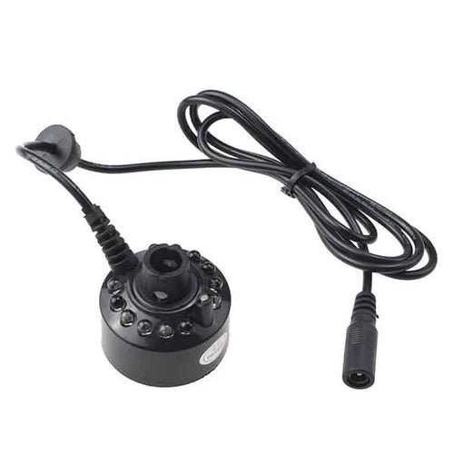 12 LED Mist Maker Fogger Water Fountain Pond Fog Machine Atomizer Air Humidifier