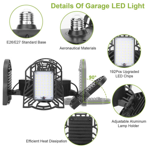 12000LM LED Garage Light