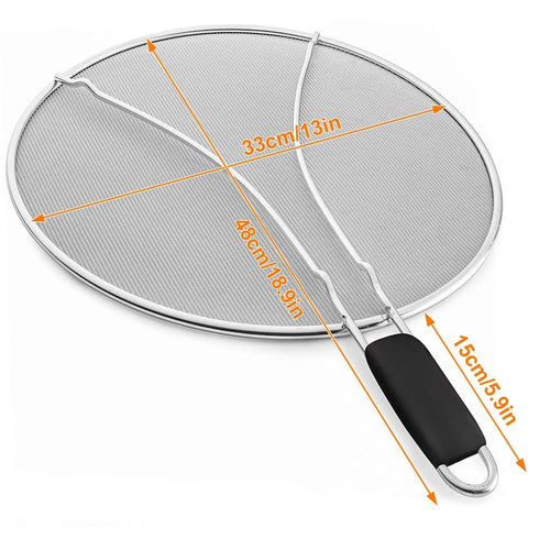 13-Inch Stainless Steel Grease Splatter Screen