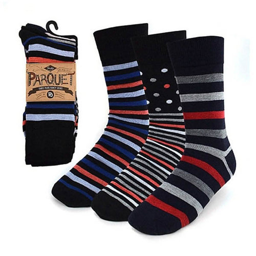 15 Pairs: Parquet Men's Patterned Fancy Socks