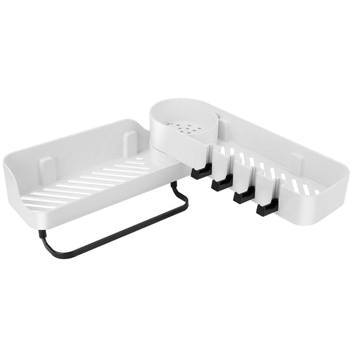 180° Rotatable Bathroom Corner Caddy Shelf