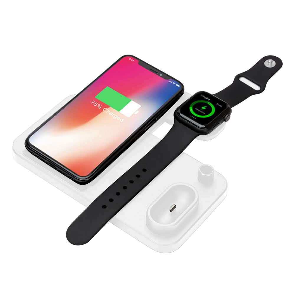 4-in-1 iPhone, Apple Watch, AirPods, Apple Pencil Wireless Qi Charger