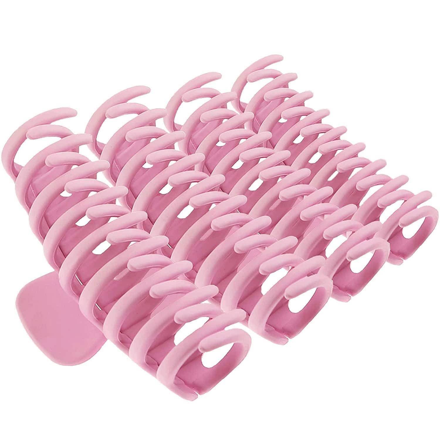 4-Pack: Big Hair Claw Clips