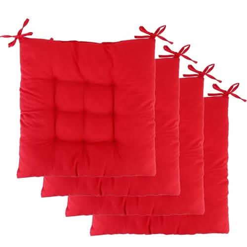 4-Pack: Chair Cushion Pads Pillow