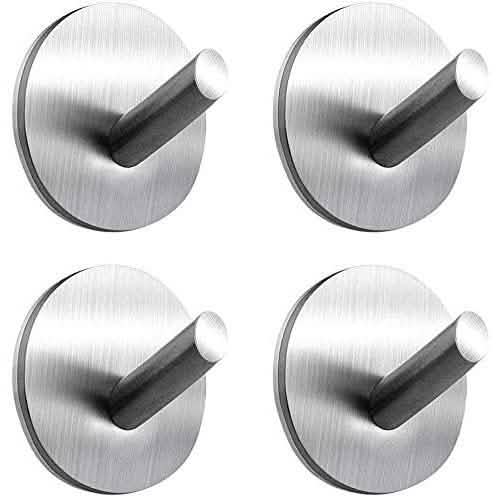 4-Pack: Heavy Duty Durable 304 Stainless Steel Wall Hangers