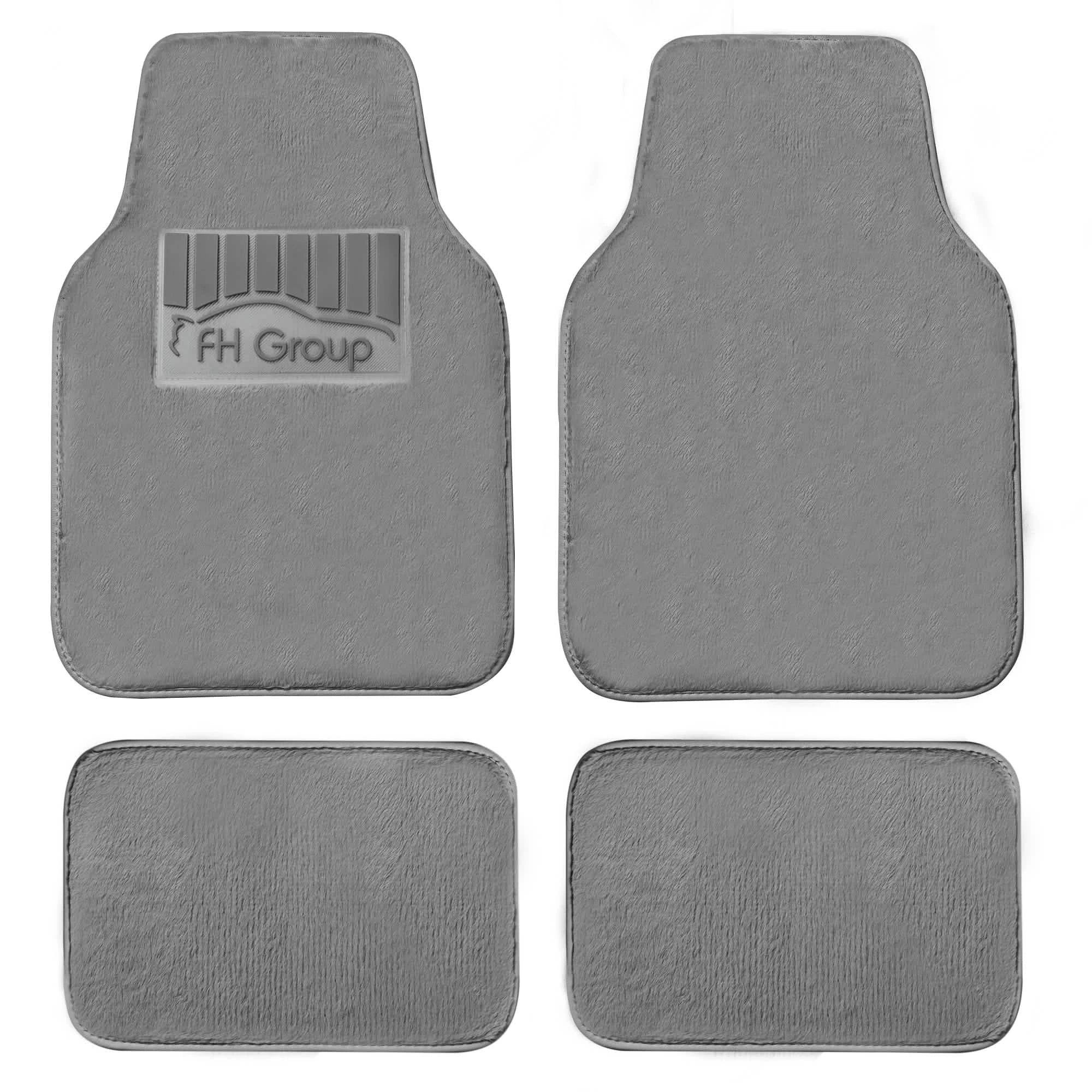 4-Piece: Doe16 Faux Rabbit Fur Non-Slip Floor Mat Set