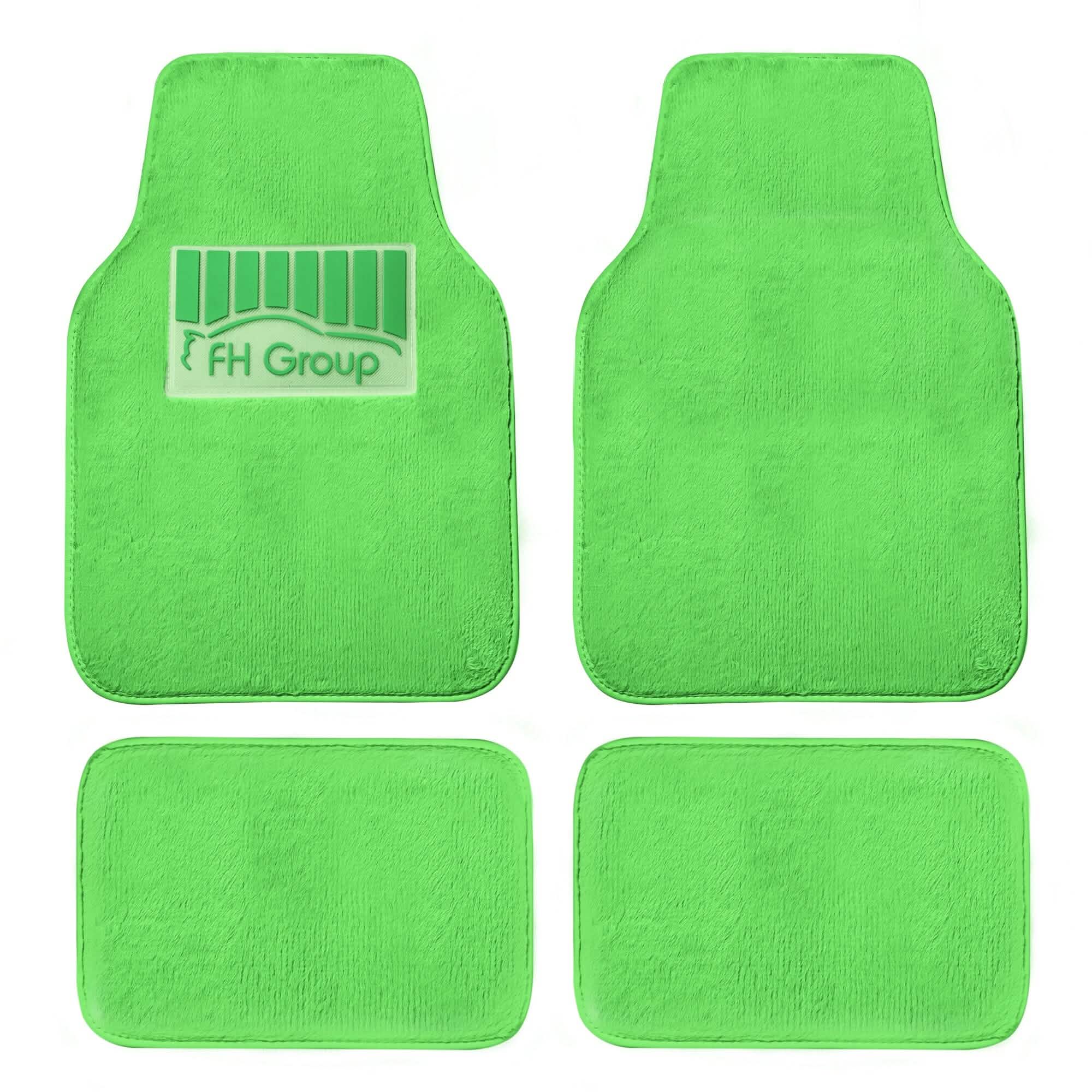 4-Piece: Doe16 Faux Rabbit Fur Non-Slip Floor Mat Set