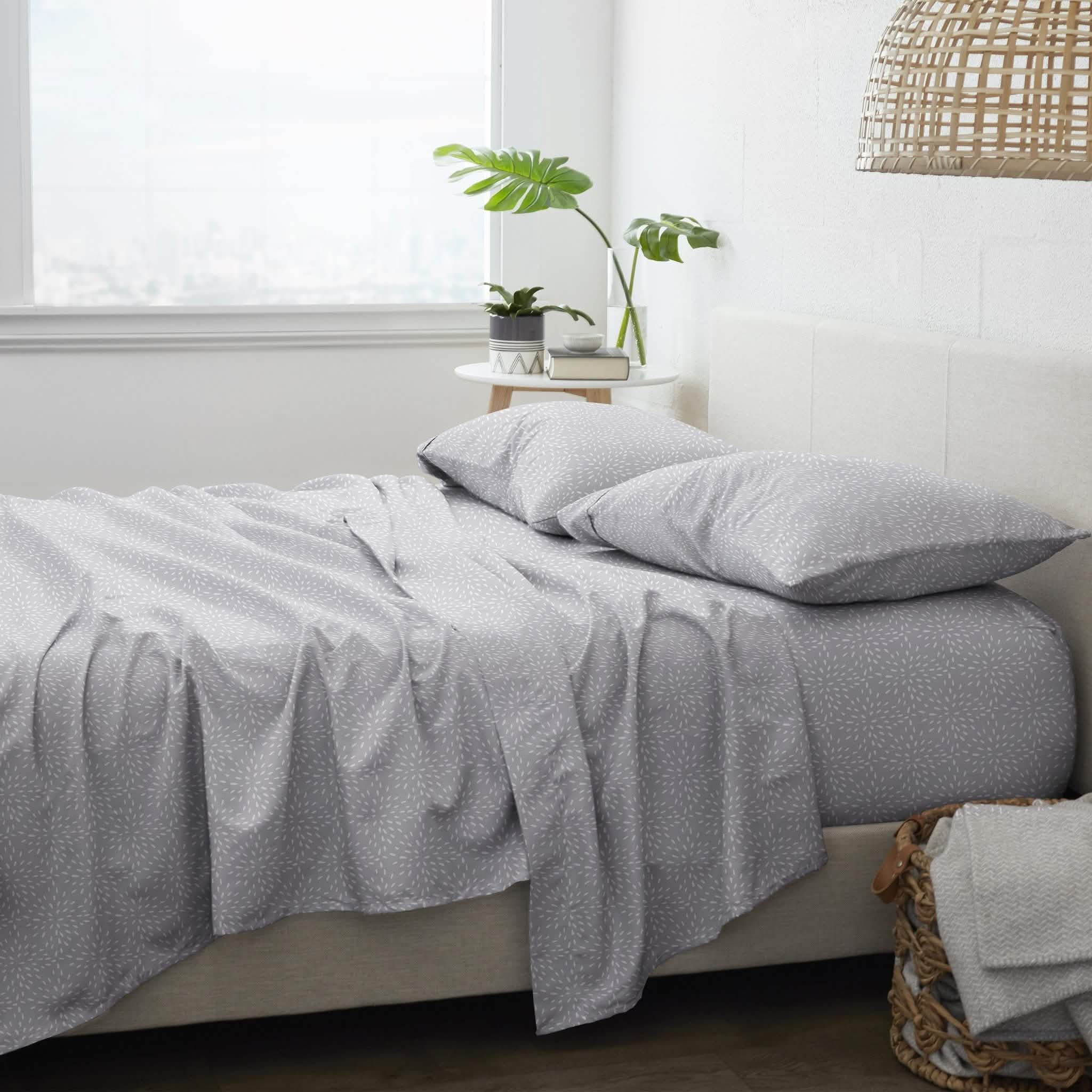 4-Piece: Made Supply Co. Patterned Sheet Set - Assorted Styles