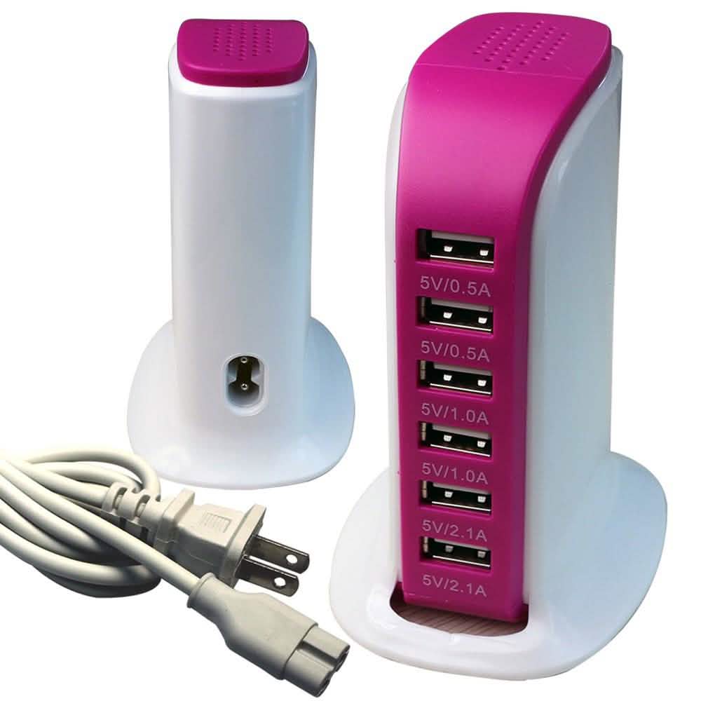 40 Watt 6-Port USB Power Charging Station