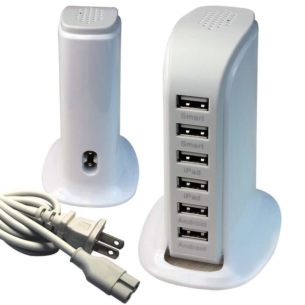 40 Watt 6-Port USB Power Charging Station