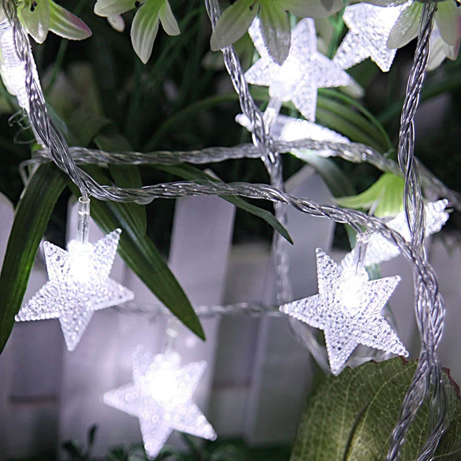 40-LED 13.12FT Star Fairy Lights