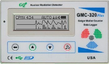 GQ GMC-320plus Geiger Counter Nuclear Radiation Detector Monitor