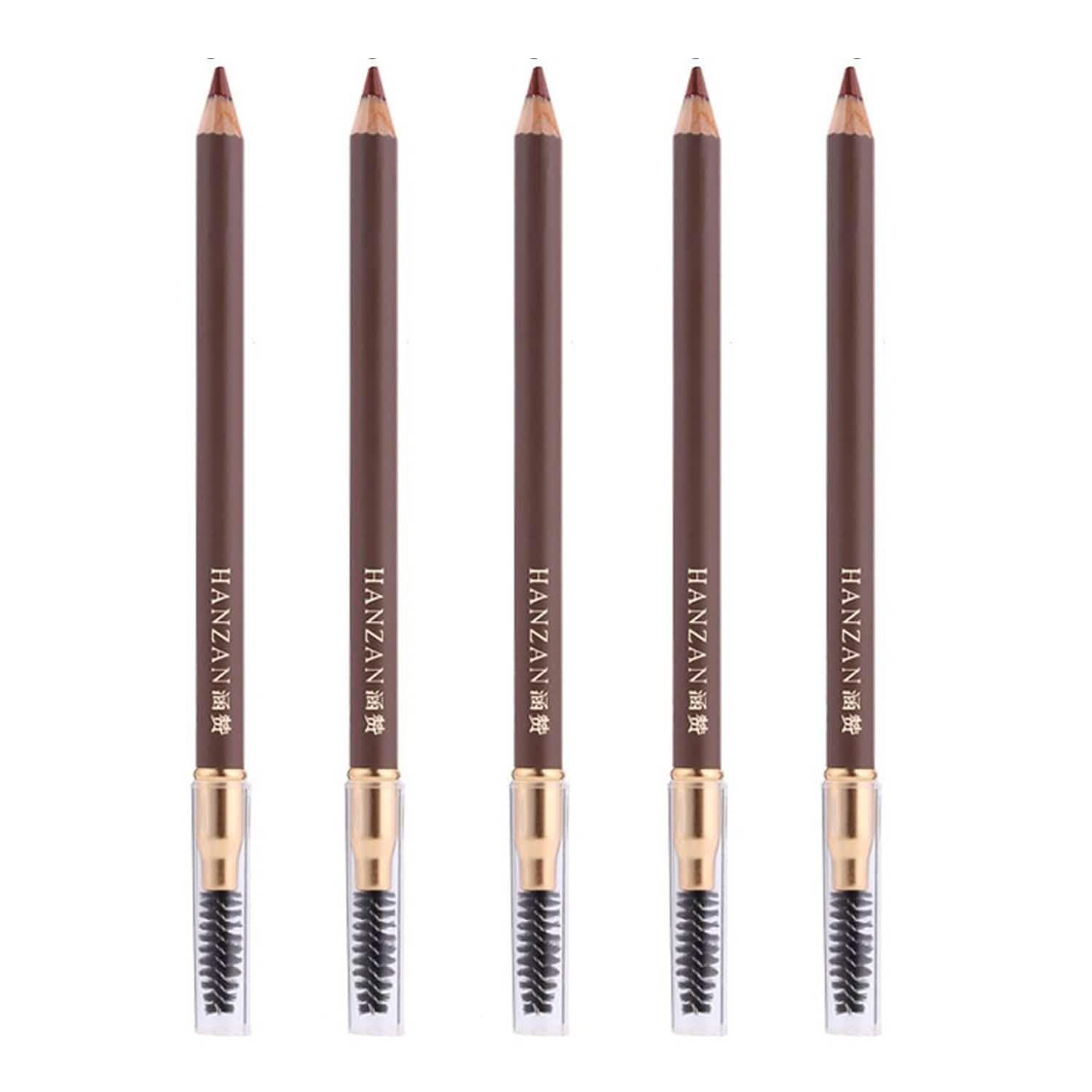 5-Pack: Eyebrow Pencil Longlasting Waterproof Durable Liner