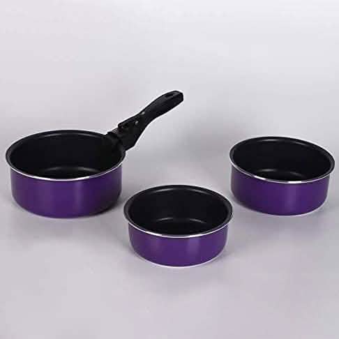5-Piece: Chef's Star Nonstick Cooking Pot Set