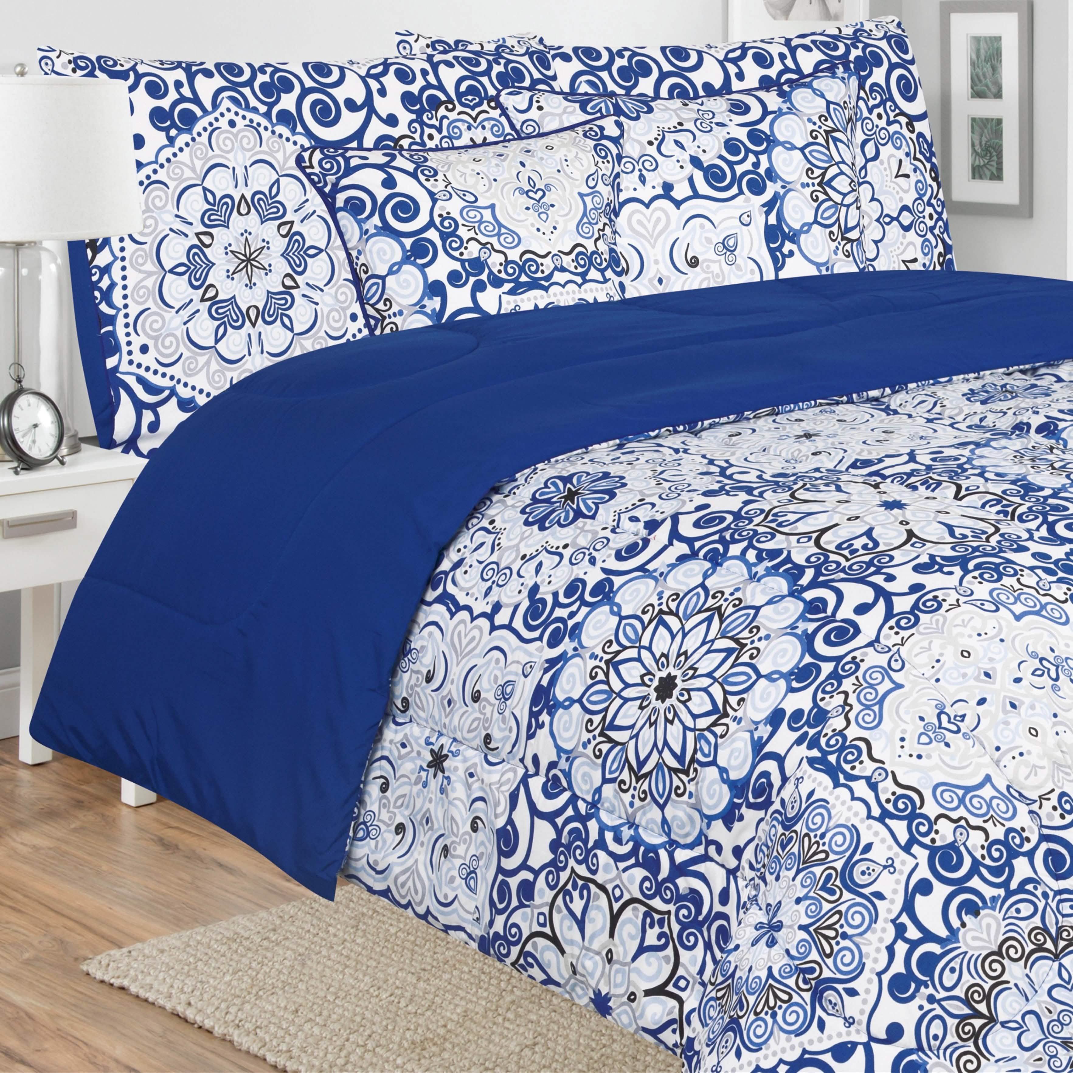 5-Piece: Reversible Comforter Set