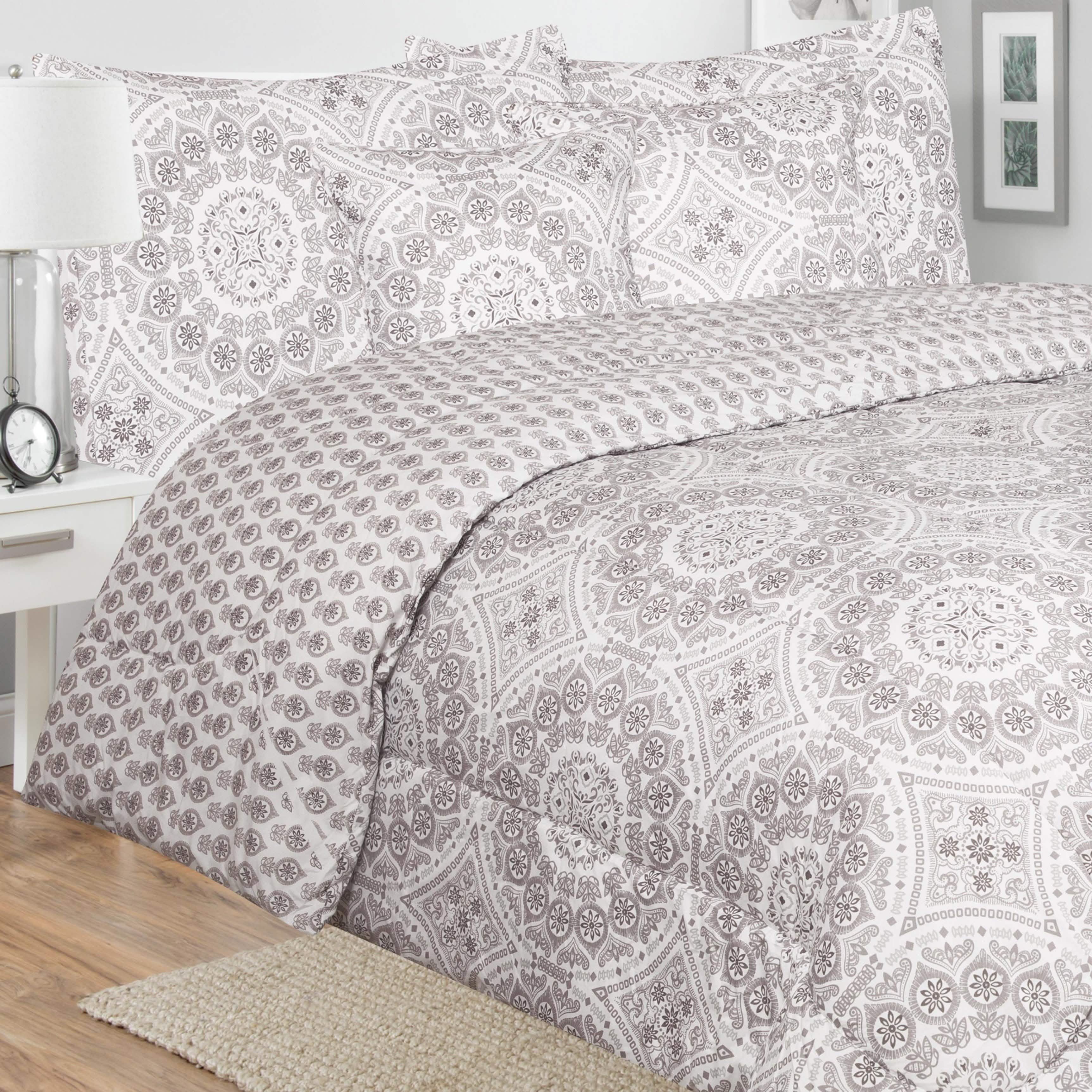 5-Piece: Reversible Comforter Set