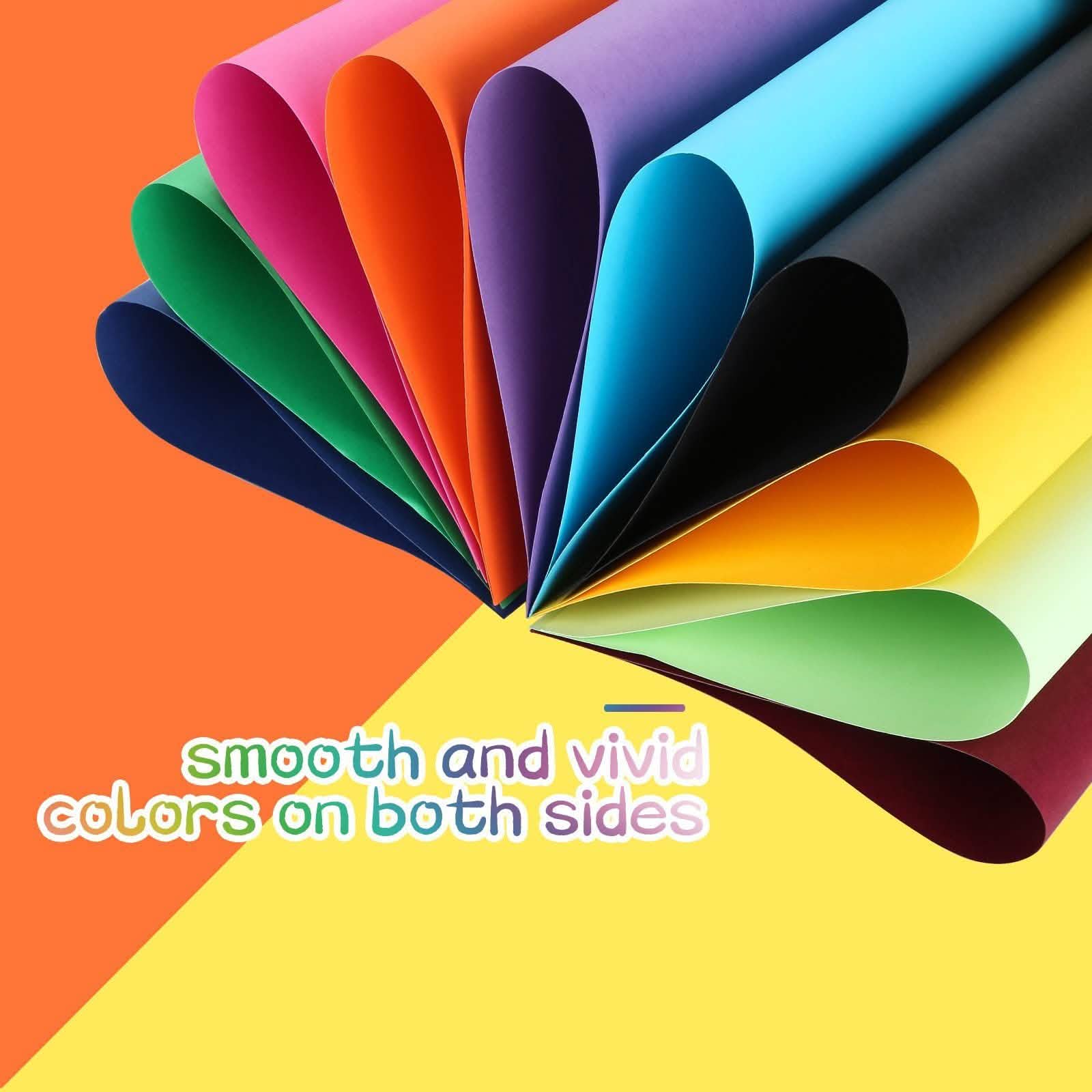 50-Pack: Image Poster Board 10 Assorted Colors A3 Size