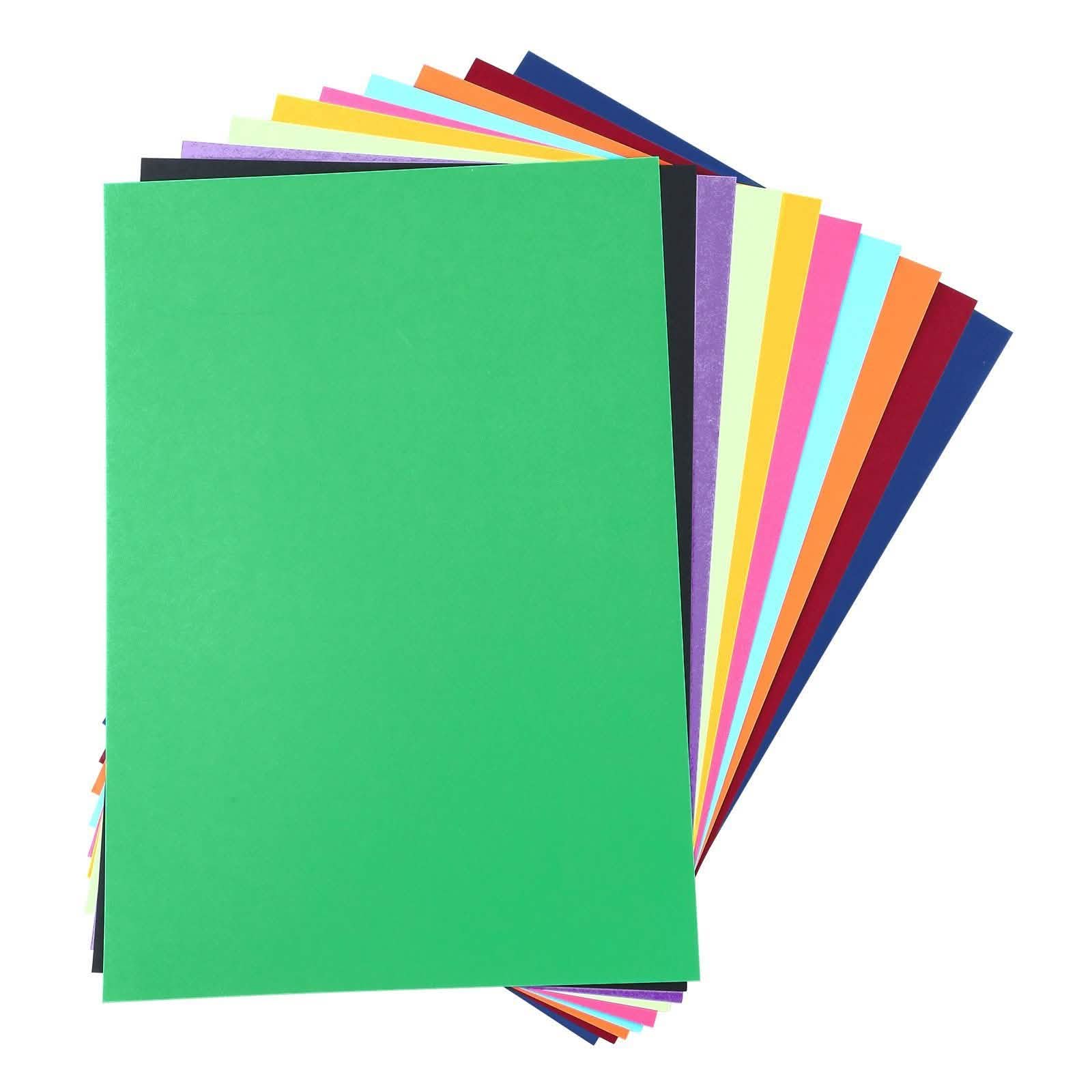 50-Pack: Image Poster Board 10 Assorted Colors A3 Size