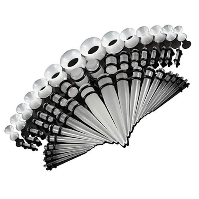 50-Piece: Ear Stretching Kit
