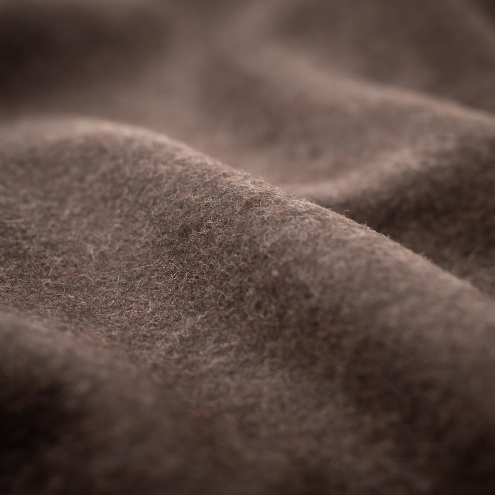 Arcturus Bundle Chocolate Wool Blanket and Vegan Leather Strap Bundle
