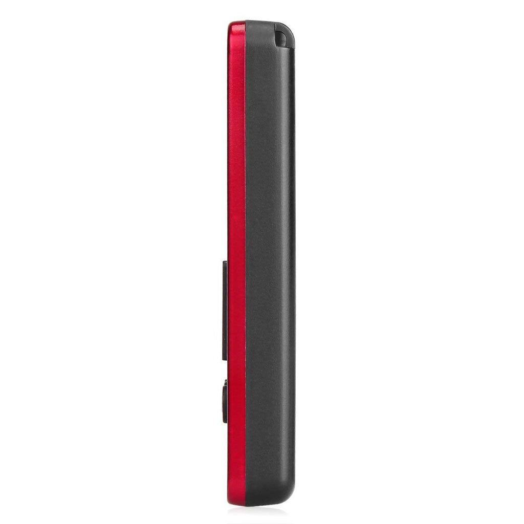 Retekess V112 AM FM Portable Pocket Radio, FM Receiver, Digital Tuning Stereo, with Headphones, Rechargeable Battery, for Walking, Jogging, Training, Church (Red)