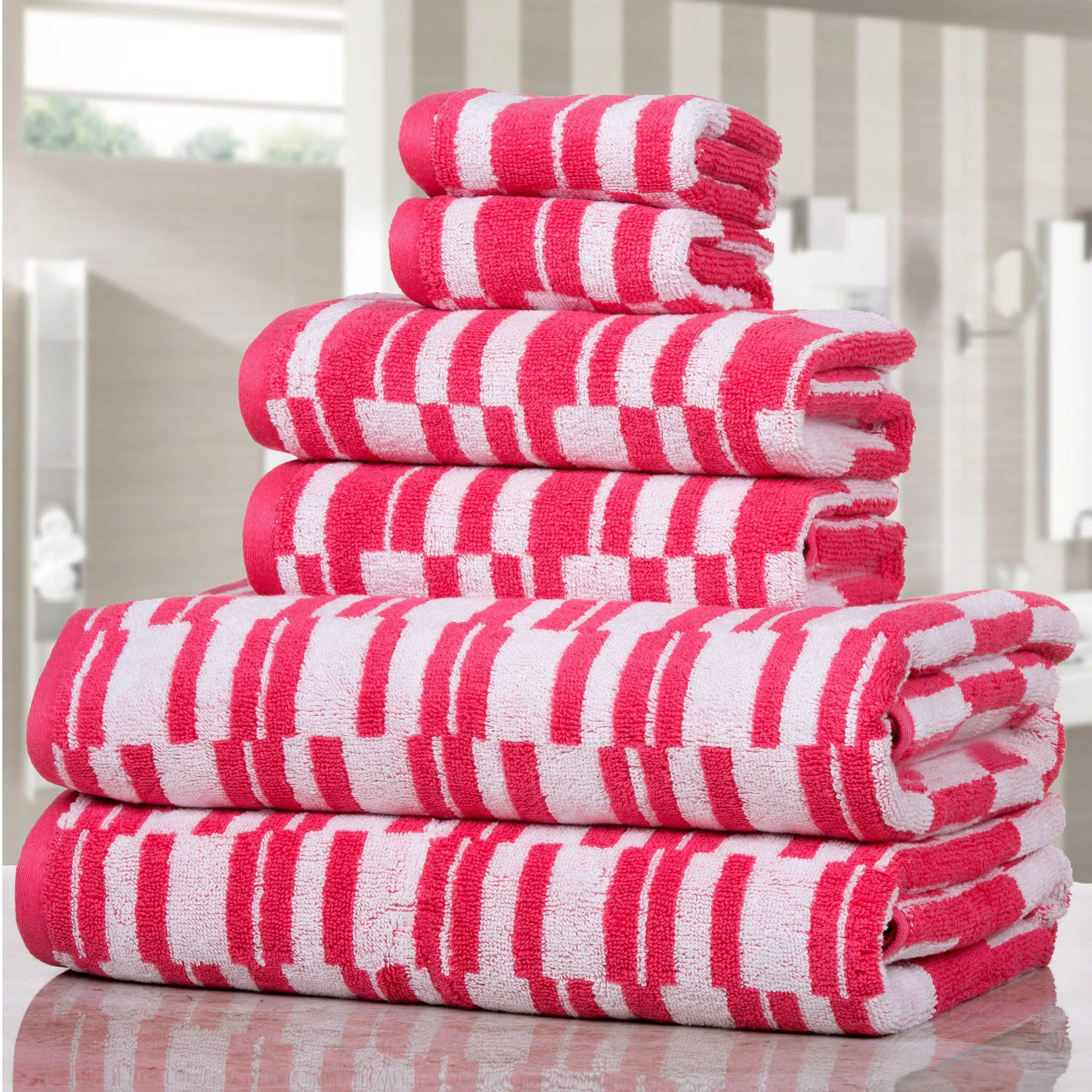 6-Piece: CP Stratus Stripe Quick Dry Towel Set
