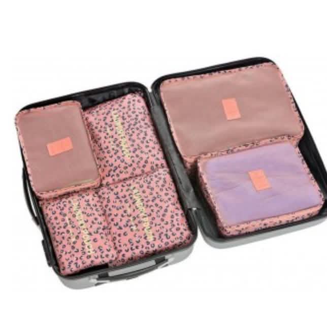 6-Piece Luggage Organizer - Assorted Colors