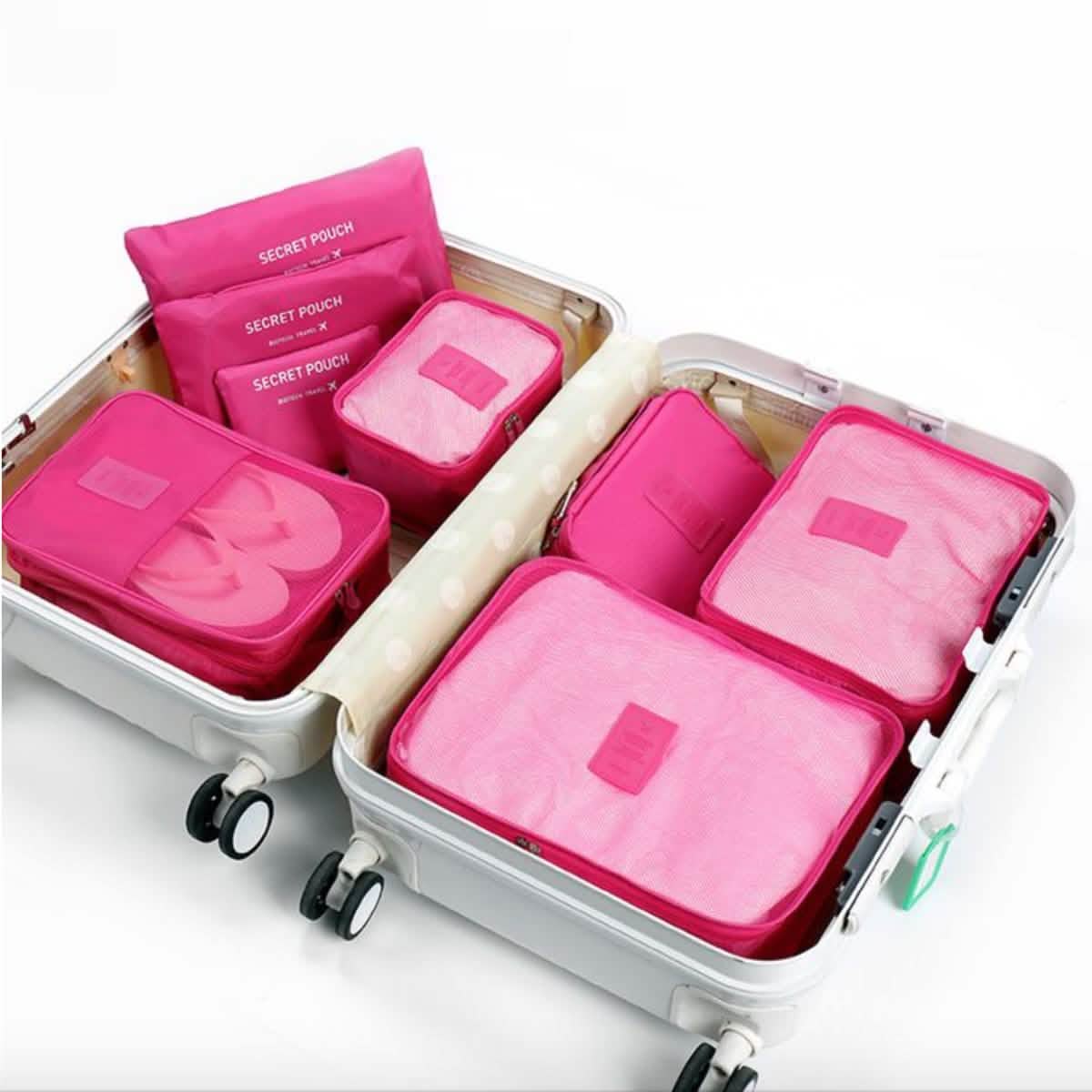 6-Piece Luggage Organizer - Assorted Colors