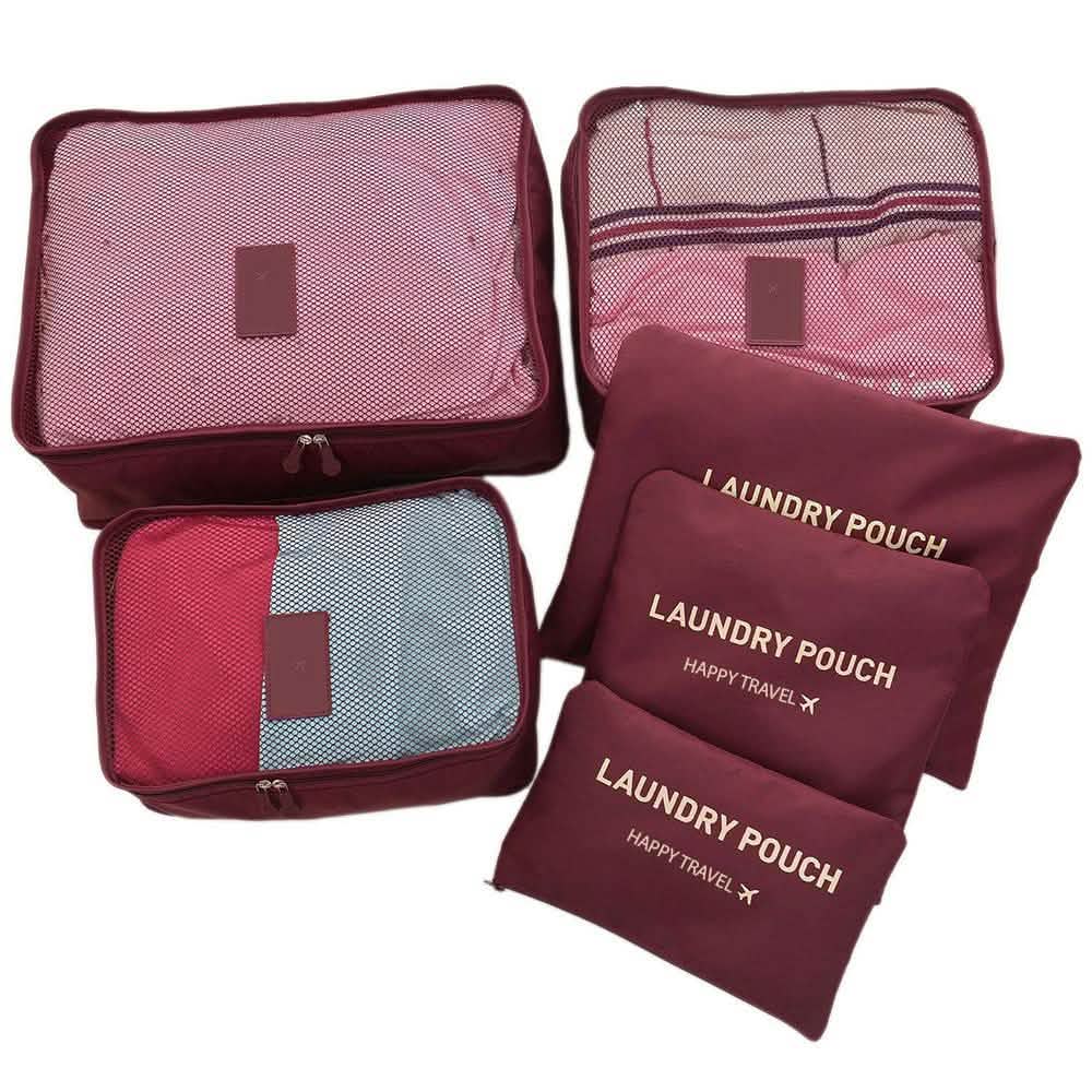 6-Piece: Travel Bag Set