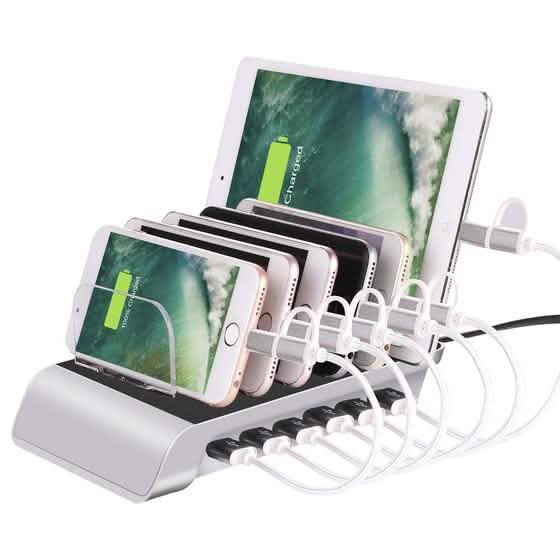 6 Port USB Charging Station