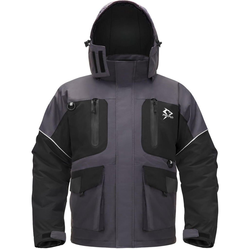 Piscifun Ice Fishing Jacket, Floating Waterproof Ice Fishing Coat, Insulated Jacket for Cold Weather Conditions