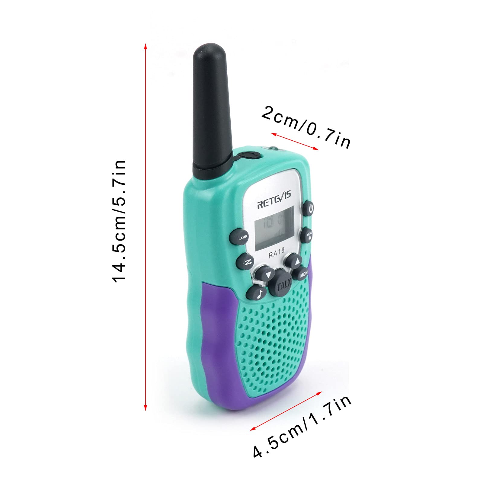 Retevis RT388 Walkie Talkies for Kids, Birthday Gifts for 6 7 8 9 10 11 12 Year Old Girls, 22 CH LCD Flashlight, Pink Walkie Talkies Christmas Gifts Toys for Girls(Pink, 2 Pack)