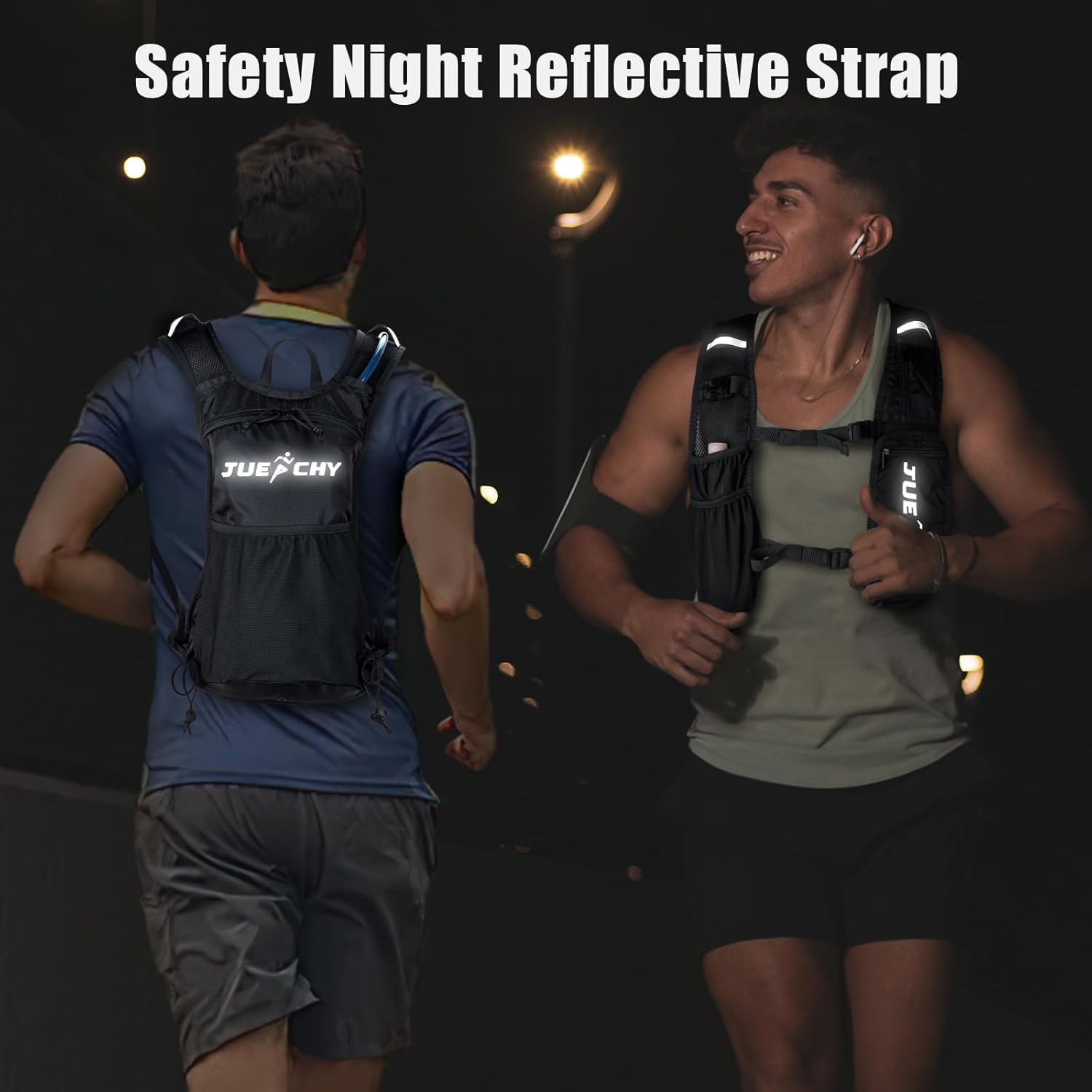 Jueachy Running Vest Lightweight for Men: Hydration Backpack with 2L Water Bladder - Waterproof Phone Pouch for Hiking