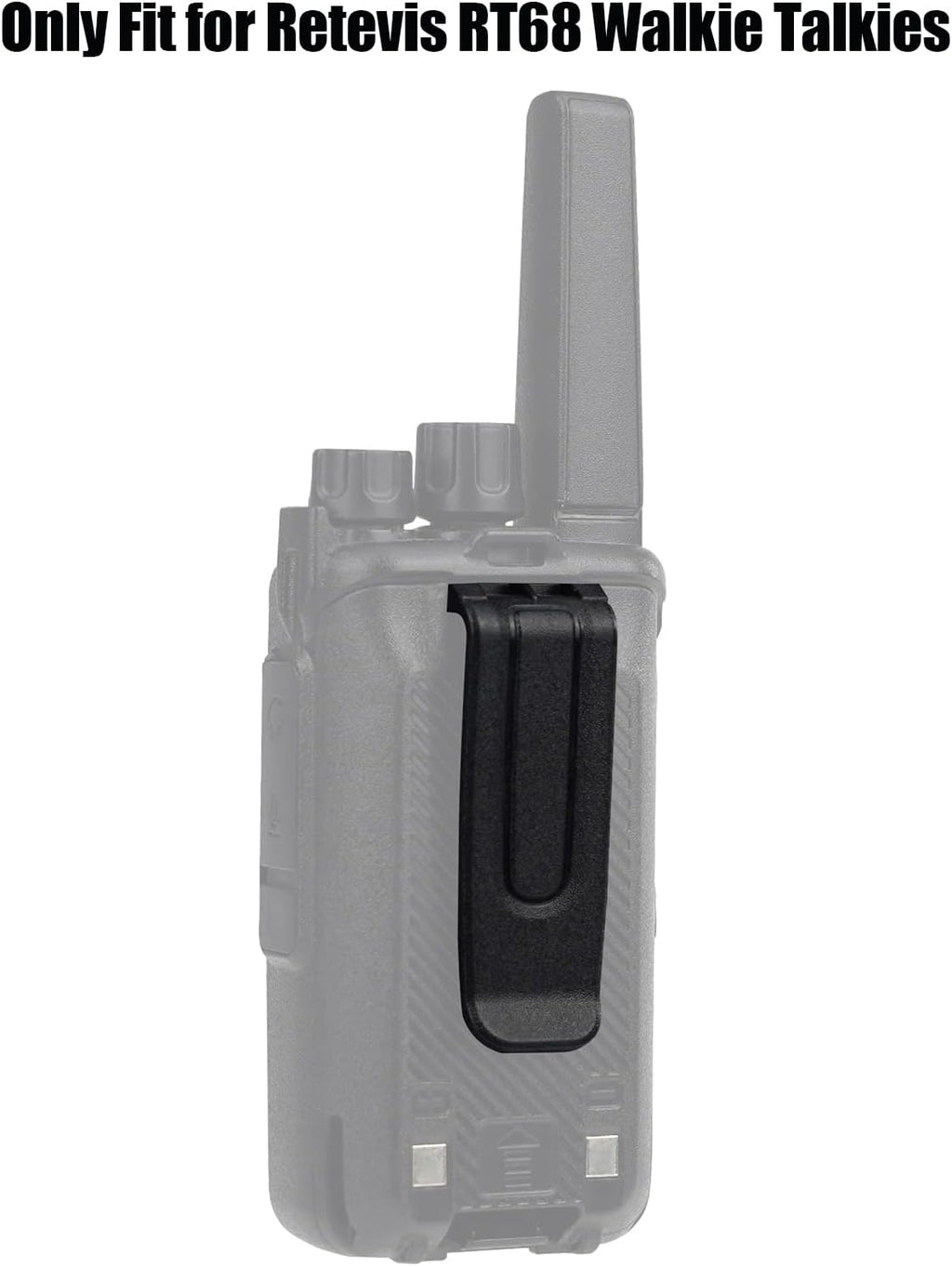 Retevis RT68 Walkie Talkie Belt Clips,Belt Clip Only Compatible with RT68 2 Way Radio(6 Pack)