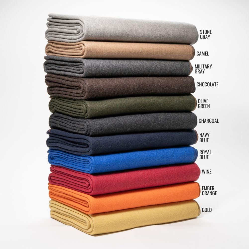 Arcturus Bundle Royal Blue Wool Blanket and Blanket Strap Bundle