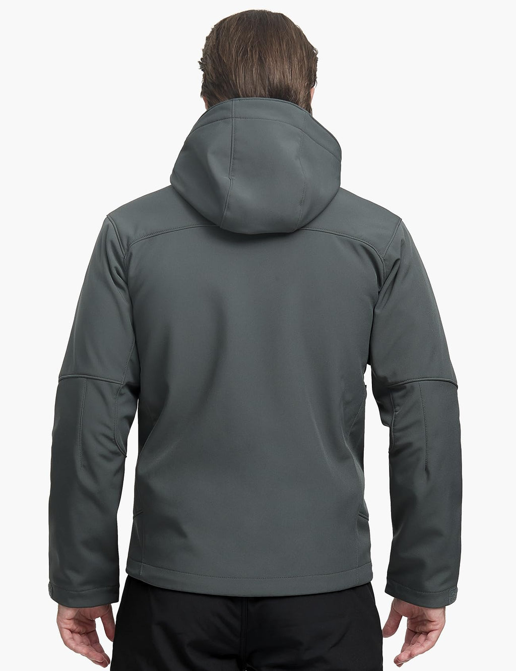 FREE SOLDIER Men's Softshell Hiking Jacket Waterproof Hooded Tactical Hunting Jacket