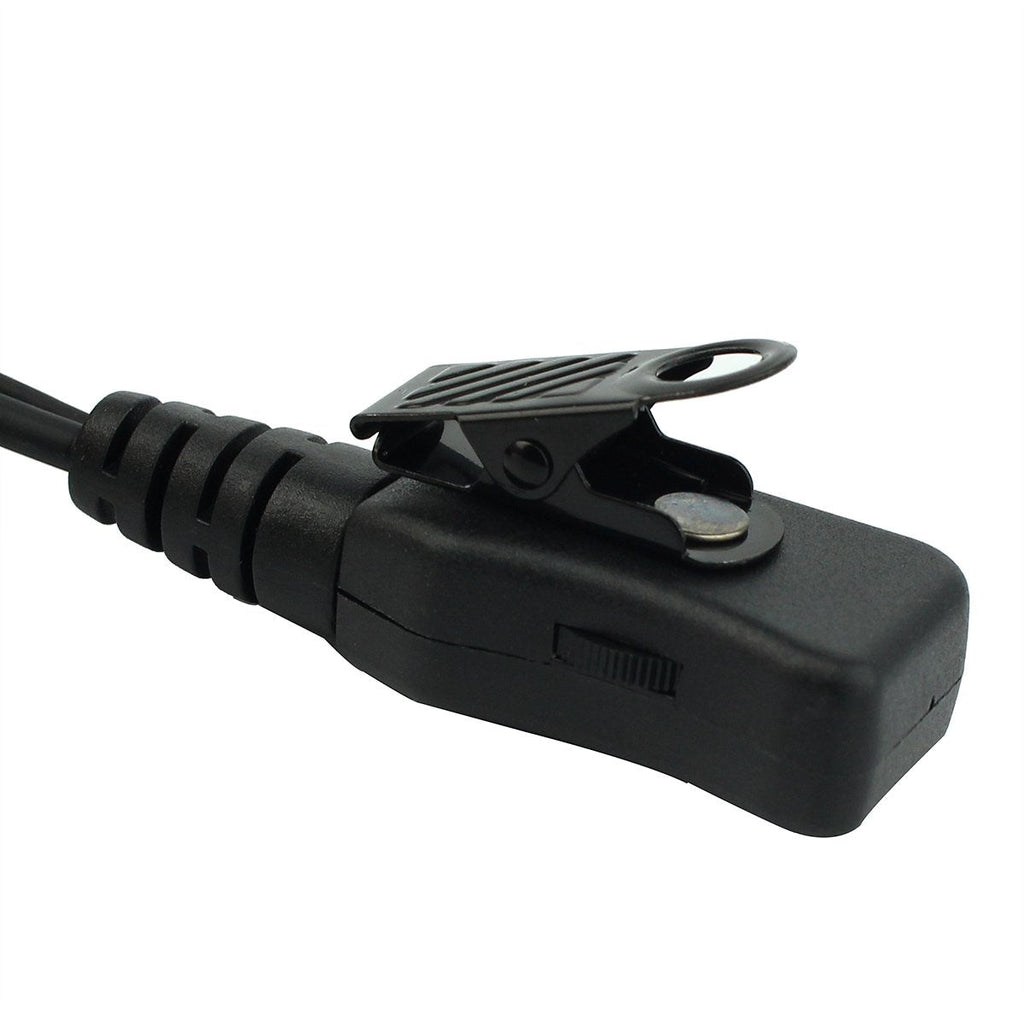Retevis Walkie Talkie Earpiece with Mic,Volume Adjust,G Shape, for RT22 RT68 RT21 H-777 H-777S RT86,Compatible with Baofeng UV-5R 888S pxton Kenwood Two Way Radios,2 Way Radio Earpiece 2 Pin(10 Pack)