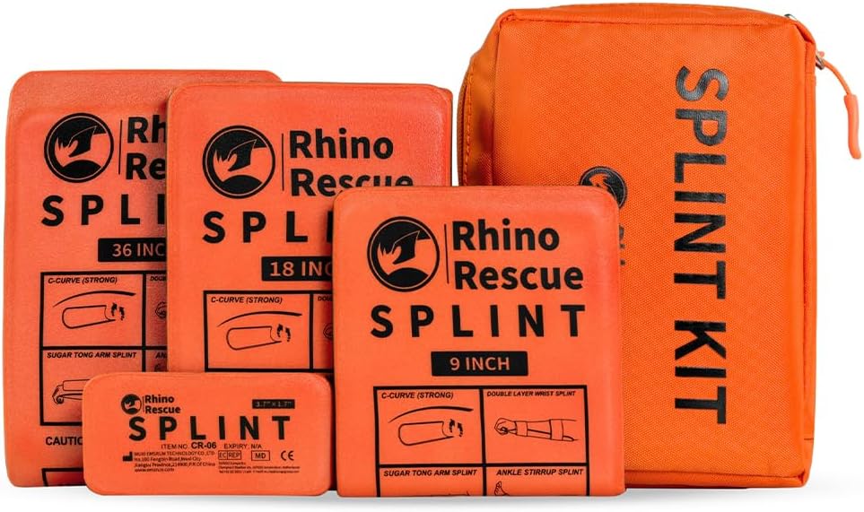 RHINO RESCUE bundle-Pet First Aid Kit, Emergency Medical Supplies for Dogs & Cats, Safety Essentials Pack with Thermometer+