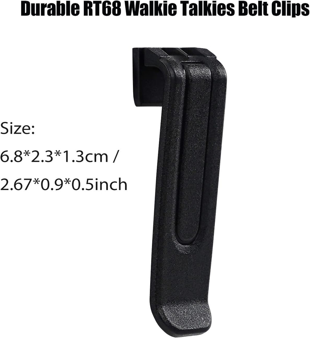 Retevis RT68 Walkie Talkie Belt Clips,Belt Clip Only Compatible with RT68 2 Way Radio(6 Pack)