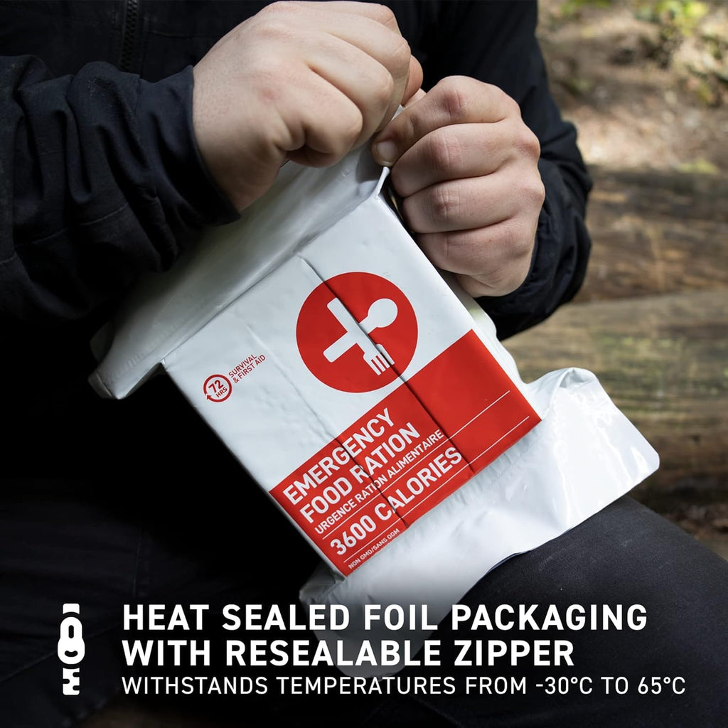 72 HRS Food Rations, Emergency Food Rations, Rations Emergency 3600 Calories for 72 Hours, 5 – Year Shelf Life, Emergency Food
