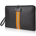 Fireproof Money Bag,Money Bag with Lock and Zipper,Safe Fireproof Waterproof,Suitable for Cash, Mobile Phones, Keys, Credit Cards