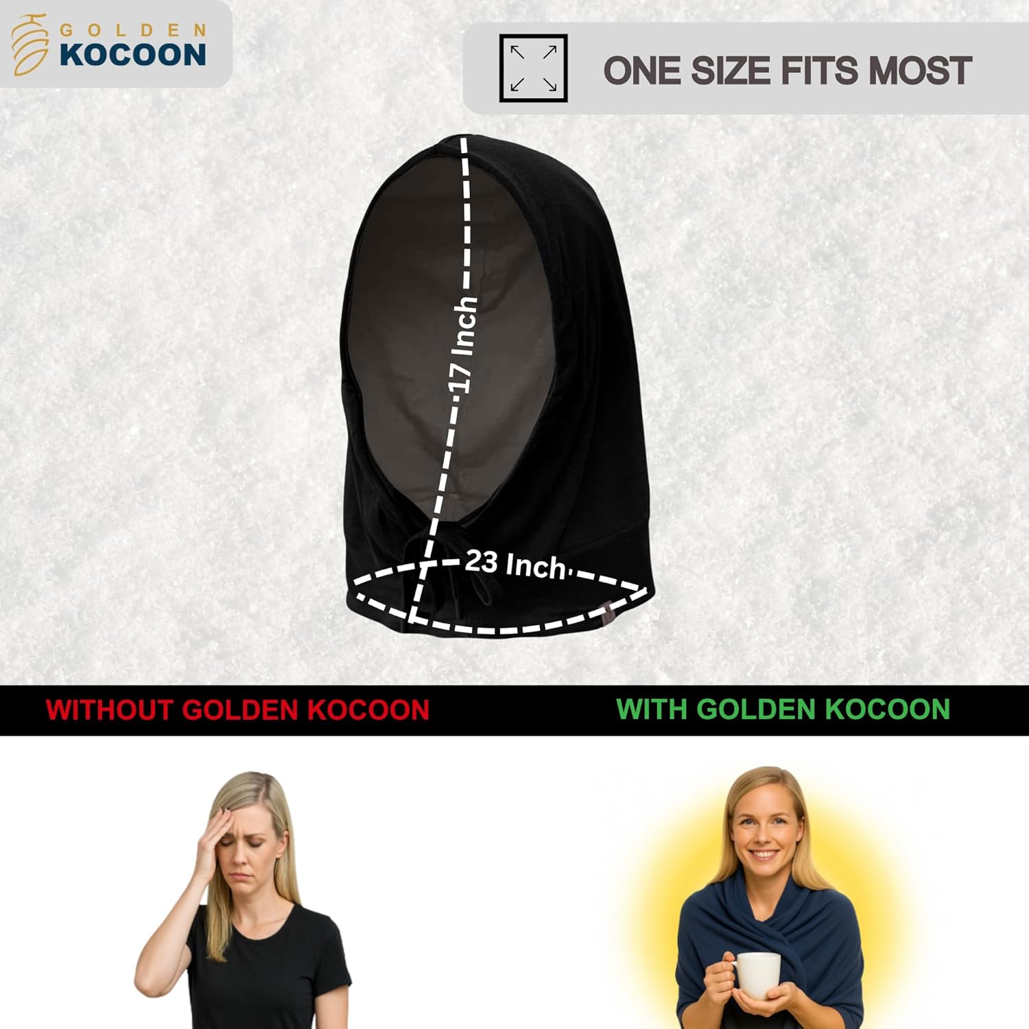 EMF Hood- Organic Cotton & Bamboo Viscose outter, with EcoShield™ Bamboo Lyocell Fara-Day Silver Liner - Cover Head & Neck - Ideal for Everyday 5 G, B T, Smart Meter & Wi Fi environments- Hat Cap