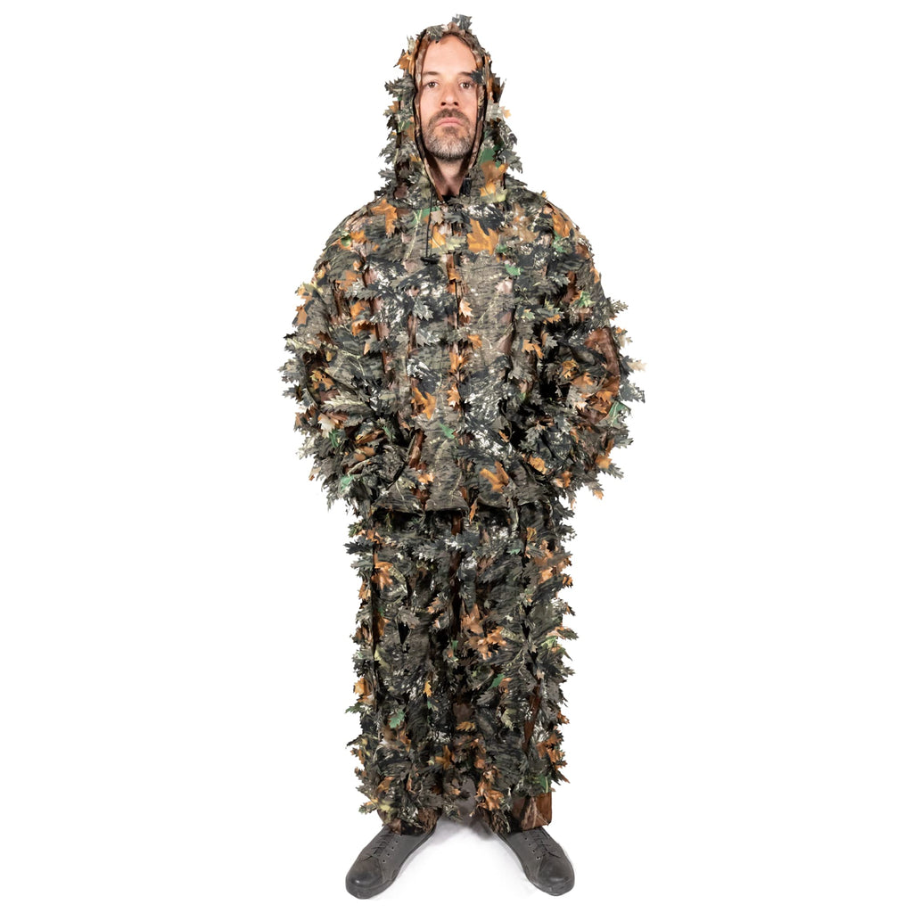 Arcturus 3D Leafy Ghillie Suit -1,000 Laser-Cut Leaves | Lightweight, Breathable Camouflage for Hunting, Paintball & Airsoft