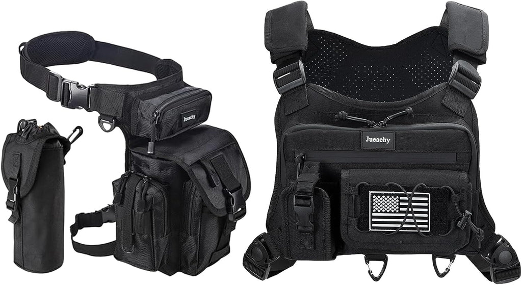 Jueachy Drop Leg Bag+Jueachy Chest Bag