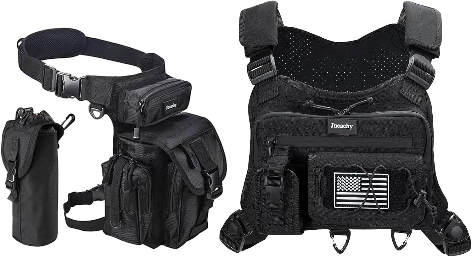 Jueachy Drop Leg Bag+Jueachy Chest Bag