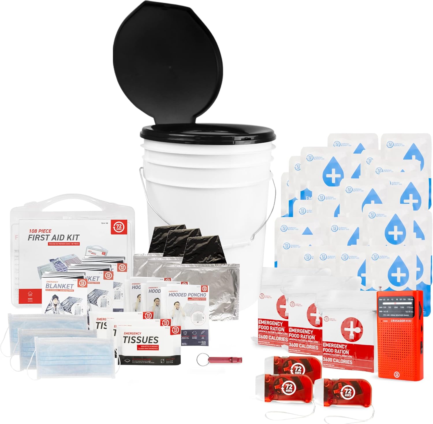 72HRS Essential Toilet Kit (3 Person)