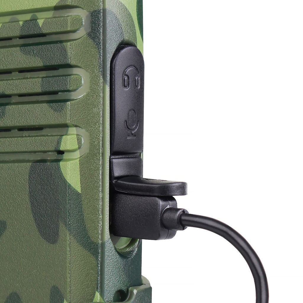 Retevis RT22 Two Way Radio Long Range Rechargeable,Portable 2 Way Radio, USB-C Charging, Handsfree Walkie Talkies for Adults Cruise Hiking Camping(4 Pack)