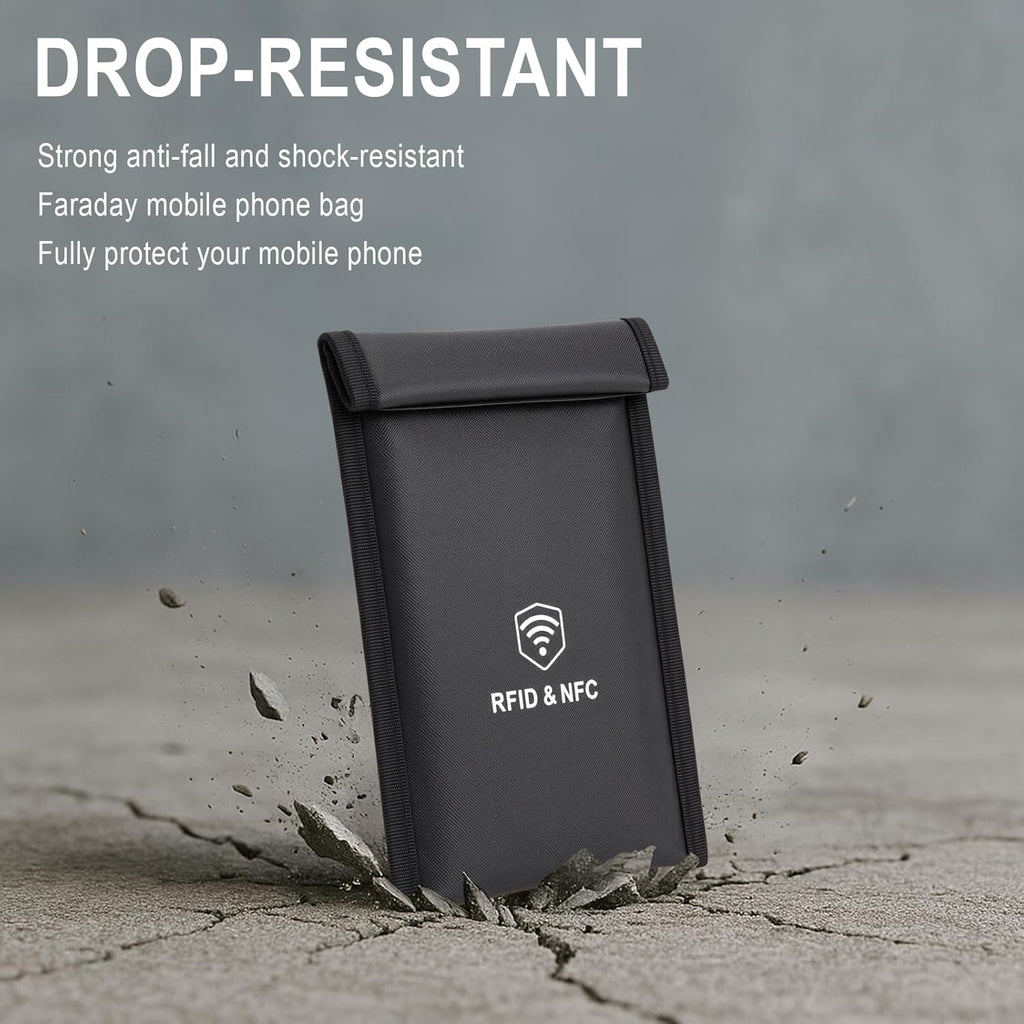 Faraday Bags for Phones and Accordion File Organizer