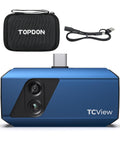 TOPDON TC001 Plus Thermal Camera for Android, 512 x 384 Super Resolution with Visual Camera, 256 x 192 IR Resolution, Dual-Lens Thermal Imaging Camera for Smartphones and Tablets, PC (not for iOS)