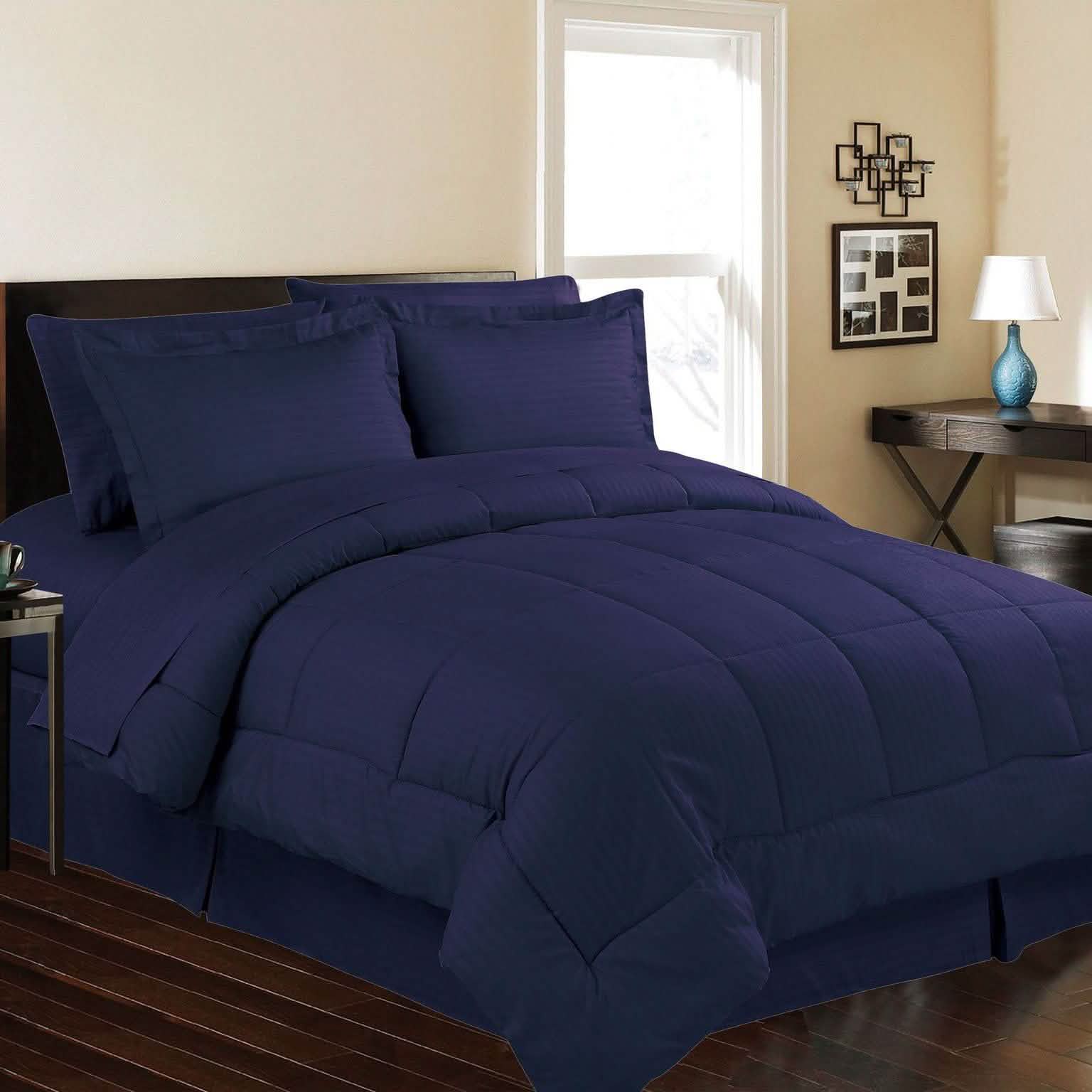 8-Piece: Embossed Bed Set